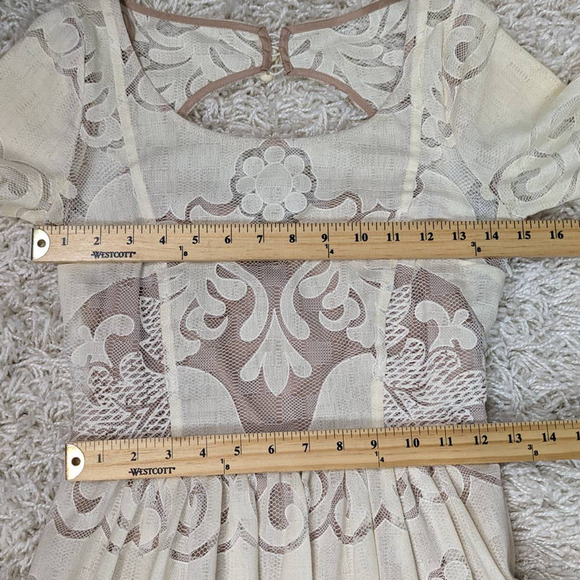 Plenty by Tracy Reese Short Sleeve Lace Fit and Flare Dress Size 0 - Picture 7 of 16